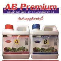 ?สุดพิเศษ A-B Premium ปุ๋ย AB ไฮโดรโปนิกส์ เข้มข้นสูงสุด ครอบคลุมการปลูกพืชผักไม้ผล ขนาด 1 ลิตร สุดฮอต!