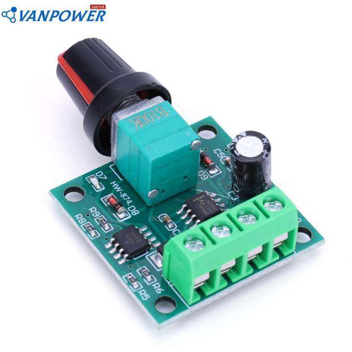 Adjustable Driver Switch Module 1.8v 3v 5v 6v 12v 2a Pwm Dc Motor Speed 