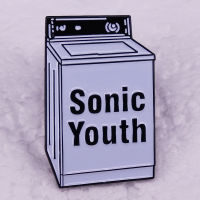 }qi เข็มกลัดวงดนตรีแนวเพลง Sonic Youth Rock