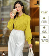 Áo Croptop cổ đức chun eo cá tính CALIE AC192