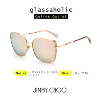 [ลดกระหน่ำ] แว่นกันแดด Jimmy Choo รุ่น JIM ALEXIS-S ทรงCat Eye สีขาว ดีไซน์เรียบหรู ดูสะอาด