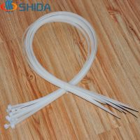 25pcs 9*900mm Plastic Nylon Zip Ties  Whiten Wire Organizer Cable Ties for Computer Wire Management