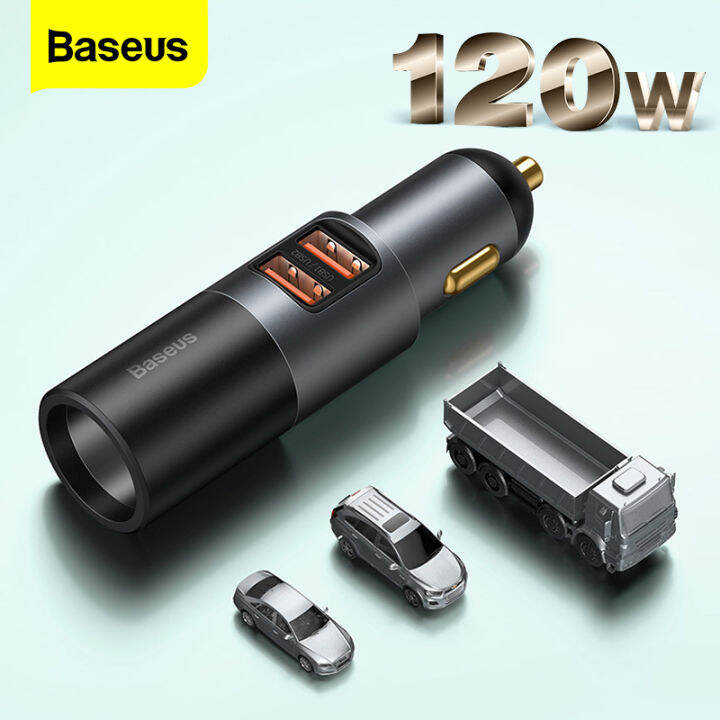 Baseus 120W Car Charger USB PD Quick Charge 4.0 QC4.0 QC3.0 PD Type C