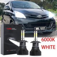 ชุดหลอดไฟหน้าฮาโลเจน LED 6000K 2014 6000K แบบเปลี่ยน สําหรับ Toyota Avanza F650 2012-2016 เสียบและเล่น