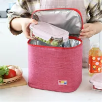 Insulated Picnic Holder Bag Collapsible Cooler Lunch Bag Hot And Cold Food Transport Soft Cooler For Beach Picnic Camping Bag