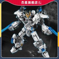 Jiexing 69000 new toy plastic small particles five-in-one mech DIY wind blade knight assembled building blocks toys