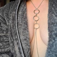 【YF】 Chest Necklace To Nipple Circle Beautiful Sexy Body Jewelry Wife Girlfriend Lover Perfect Boobs Chain Accessory Gifts