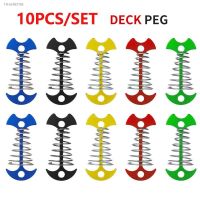 ✎♂ 10Pcs Tent Rope Buckle Adjustable Plank Floor Spring Fishbone Anchor Tent Pegs Awning Deck Stakes Fixed Nails Camping Tent Hooks