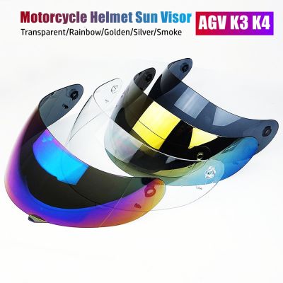 เลนส์หมวกกันน็อคมอเตอร์ไซค์ K4สำหรับ K3 AGV หมวกกันน็อค K3 K4แบบเต็มกระบังแสง (ไม่เหมาะสำหรับหมวกกันน็อก AGV K3 SV)