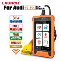 LAUNCH X431 Elite ฟังก์ชั่นเต็มระบบ,สำหรับ Audi Auto OBD OBD2เครื่องสแกนวินิจฉัย ECU ทดสอบการใช้งานเครื่องมือสแกนรถ