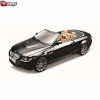 Bburago 1:32 BMW M3 Black Cabriolet simulation alloy car model plexiglass dustproof display base package Collecting gifts