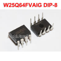 2ชิ้น W25Q64FVAIG DIP-8 W25Q64BVAIG W25Q64 25Q64FV DIP8 8M แฟลชชิปใหม่เดิม