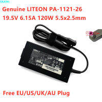 ของแท้ LITEON PA-1121-26 19.5โวลต์6.15A 120วัตต์5.5X2.5มิลลิเมตรแหล่งจ่ายไฟ AC Adapter สำหรับแล็ปท็อปชาร์จ