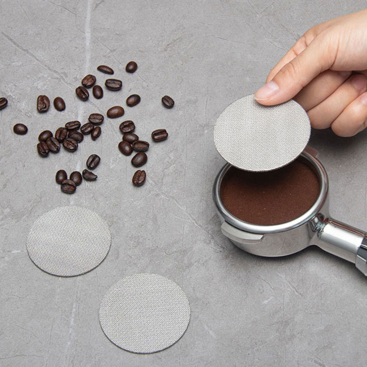 เครื่องชงกาแฟสแตนเลสสตีลทนความร้อนได้ตาข่ายกรองกาแฟขนาด51-53-58มม-อุปกรณ์ทำครัวตัวกรองแบบกดกาแฟสำหรับผู้ผลิตกาแฟฝรั่งเศส