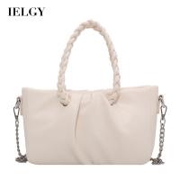 IELGY High-Quality Chain Messenger Bag กระเป๋าสะพายไหล่ความจุขนาดใหญ่