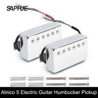 Alnico 5 Humbucker Pickup Gitar 4 Kabel Kumparan 7.5K/15K Kumparan Membelah Alnico V Pickup Untuk Gitar Listrik LP Krom