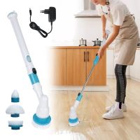 【CC】☏⊙  Bathtub Sink Cleaning Electric Spin Cleaner 3-in-1