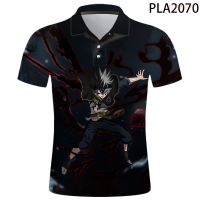 【high quality】  2020 New Black Clover 3d Printed Hombre De Polo Men Polo Shirt Casual Fashion Short Sleeve Streetwear Polo Homme Tops