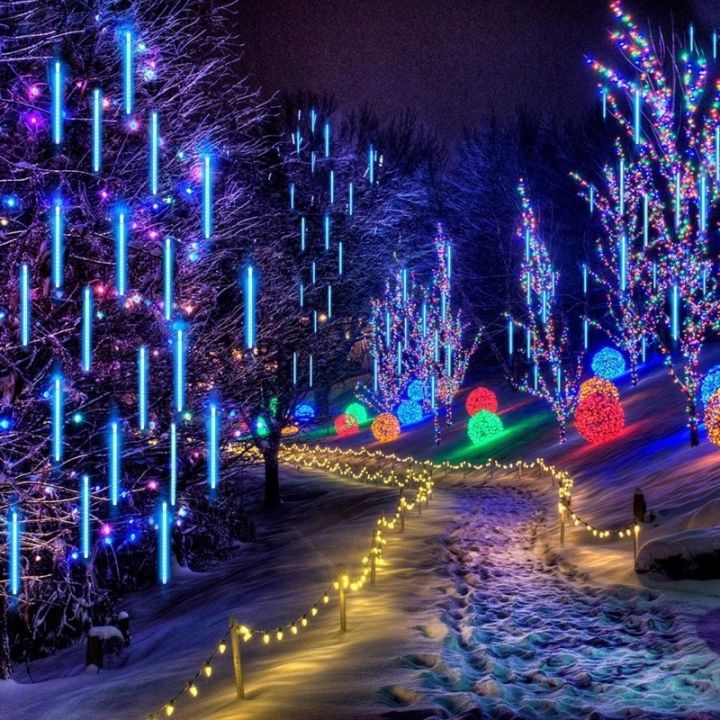 30-50cm-10-tube-meteor-shower-rain-led-string-lights-christmas-tree-decorations-street-garland-for-decor-noel-new-year-navidad