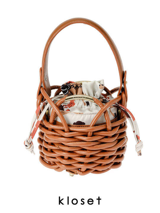 kloset-kloset-basket-rs22-acc011-กระเป๋า-กระเป๋าถือ-กระเป๋าหนังสาน-กระเป๋าkloset-กระเป๋าแฟชั่น