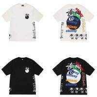 2023 FOR❁ Stussy SS23 8 8 Logo printed letters loose ball series color black short 䄂 t-shirts for men and women with money