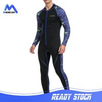 Menolana Mens Wetsuit ชุดดำน้ำซิปด้านหน้าสำหรับกีฬาดำน้ำดูปะการังพายเรือคายัค