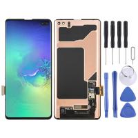 หน้าจอ LCD AMOLED แบบดั้งเดิมสำหรับ Galaxy S10 + (Digitizer ประกอบเต็มตัวเครื่องสีดำ)