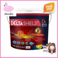 สีน้ำทาภายนอก DELTA DELTASHIELD PLUS BASE D กึ่งเงา 2.5 แกลลอนSEMI-GLOSS EXTERIOR PAINT DELTA DELTASHIELD PLUS BASE D SG 2.5GL **สินค้าแนะนำ**