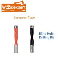 Woodworking Blind Hole Drilling Bit European Type Carbide for Wood CNC Router 5mm-15mm Dia Hole Boring Bit 57 70mm Length Drill Bits  Accessories