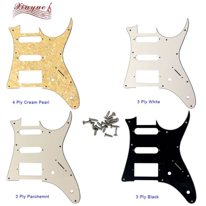 xinyue-guitar-parts-for-10-hole-screws-mij-ibanez-rgx40-guitar-pickguard-humbucker-hss-pickup-scratch-plate-many-solors-guitar-bass-accessories