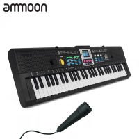[ammoon]61 Keys Digital Electronic Keyboard / Piano with Microphone,USB Cable,User Manual