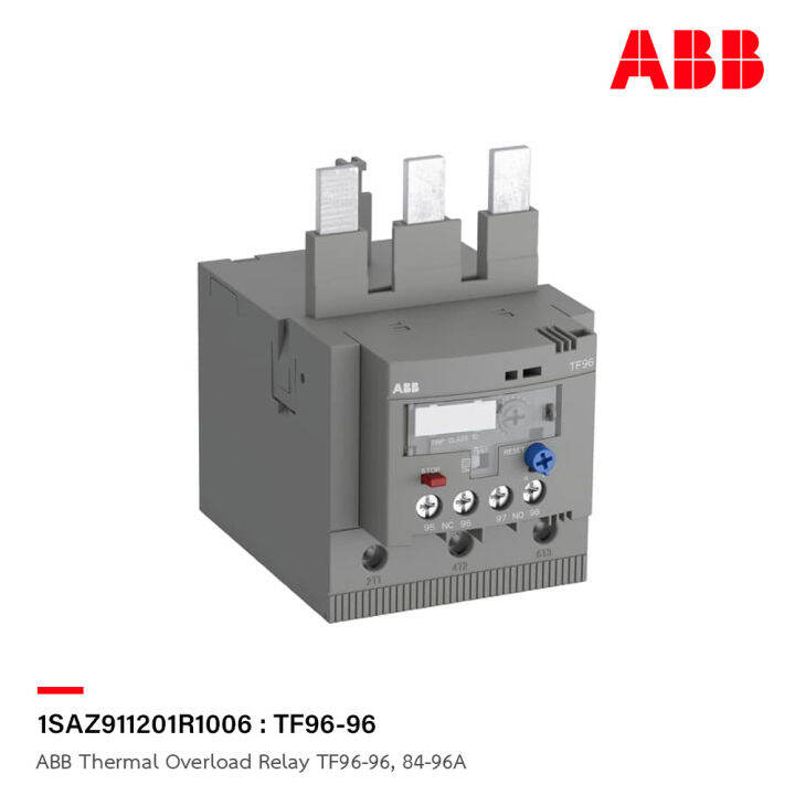 abb-thermal-overload-relay-tf96-96-84-96a-tf96-96-1saz911201r1006-เอบีบี-โอเวอร์โหลดรีเลย์