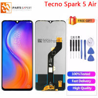 IPARTSEXPERT จอ LCD 7.0นิ้ว,สำหรับ Tecno Spark 5 Air KD6 KD6a ชุดประกอบหน้าจอสัมผัส LCD หน้าจอดิจิตอลสำหรับอะไหล่ซ่อม Spark 5Air