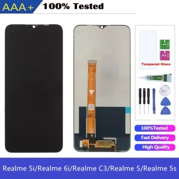 Realme 5i DESHENG Spare Parts LCD Screen and Digitizer Full Assembly for Oppo Realme 5s 