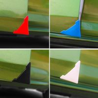 Car Door Corner Protective Case Pad Anti Collision Protector Guards Car Front Door Angle Triangle Cover Silicone Stikcer Safety