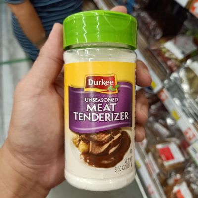 อาหารนำเข้า🌀 Fermented powder, Durkee Unseasoned Meat Tenderizer 227G