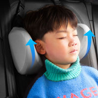 Multifunctional Car Headrest Neck Support Pillow Height Adjustable U Shaped Car Sleeping Pillow Comfortable Soft for Children