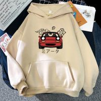 Anime Initial D Hoodie JDM Japanese Automotive Printed Hoody Crewneck Sweatshirts Men Long Sleeve Pullover Tops Size XS-4XL