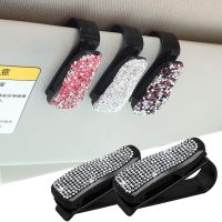 Glasses Holders Car Sunglasses Eyeglasses Mount With Ticket Card Clip Interior Accessories Holder