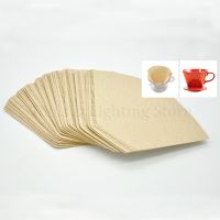 101 "V" Shape Coffee Cup Filter Paper Espresso Machine Mocha Pot Strainer Sheet Colanders Food Strainers