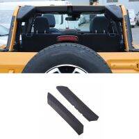 Rear Top Roll Bar Scratch Protection Cover Trim for Ford Bronco 2021 2022 Car Accessories Black 2PCS