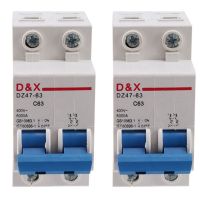 2X 2P 63A DC400V MCB Solar Energy Photovoltaic (PV) Solar DC Circuit Breaker