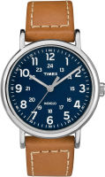 Timex Mens Weekender 40 mm Watch Tan/Blue