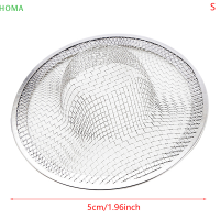 ?【Lowest price】HOMA ตาข่ายกรองท่อระบายน้ำในห้องน้ำทำจากสแตนเลส2ชิ้นตะแกรงระบายน้ำที่กรองท่อระบายน้ำฝักบัวดักผมอุปกรณ์ในครัว