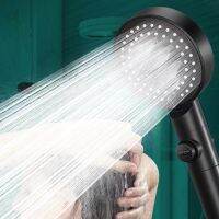 ☫▼♧ 6-Modes Shower Head Adjustable High Pressure Water Saving Household One-key Stop Water Massage Shower Head Bathroom Accessories