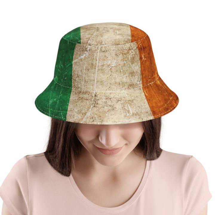 cw-new-polyester-aged-and-scratched-irish-flag-hat-fedoras-cap-men-beach