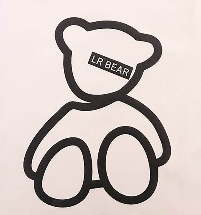 printed-apron-neat-wiring-kitchen-apron-adult-bib-waterproof-apron-oil-proof-apron-little-bear-strap-apron