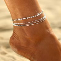 【CW】◎✼  Color Anklet The Leg Fashion Female Anklets Barefoot Beach Foot Chain Jewelry