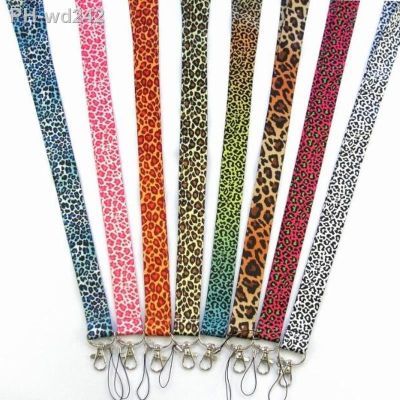 1 PC Leopard Key Lanyard ID Badge Holders Animal Phone Neck Straps with Key Ring