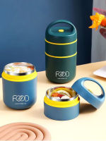 Vacuum Thermal Lunch Stainless Steel Thermos Containers Food Warmer Soup Cup Bento Lunch with Insulated Lunch Bag for Kid